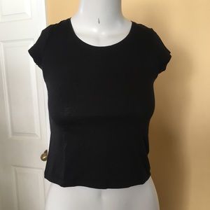 H&M Kids Black Short Sleeve Organic Cotton T-Shirt